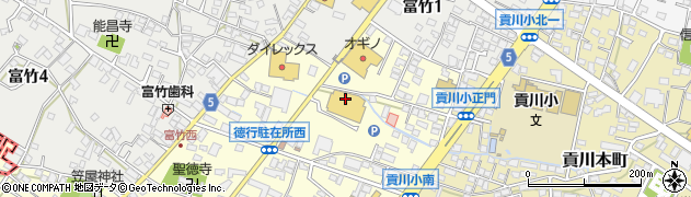 株式会社オギノ　本部周辺の地図