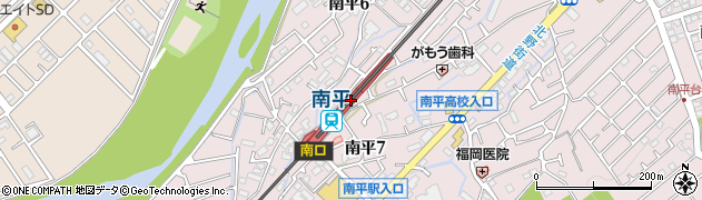 南平駅周辺の地図