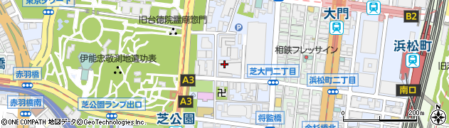 東京都港区芝公園2丁目周辺の地図