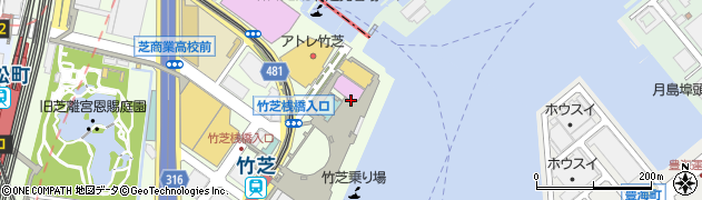 東京都港区海岸1丁目11周辺の地図