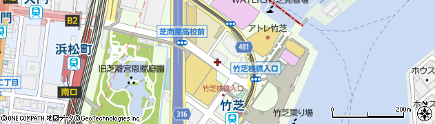 東京都港区海岸1丁目周辺の地図
