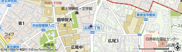 セブンイレブン渋谷東４丁目店周辺の地図