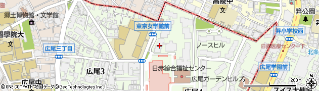 東京都渋谷区広尾4丁目1-26周辺の地図