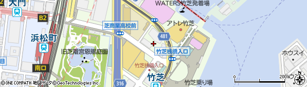 東京都港区海岸1丁目9周辺の地図