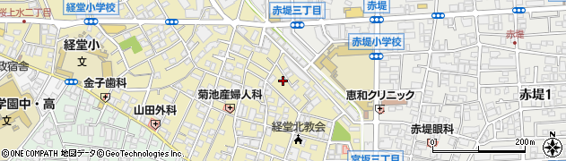 東京都世田谷区宮坂3丁目36-11周辺の地図