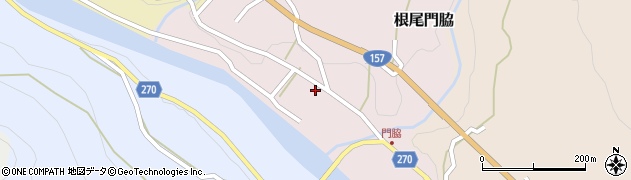 岐阜県本巣市根尾門脇83周辺の地図
