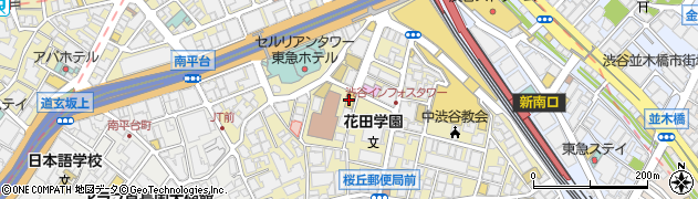 ガスト渋谷桜丘店周辺の地図