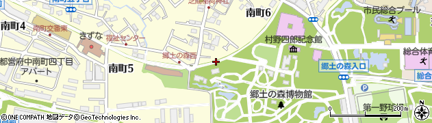 東京都府中市南町6丁目54周辺の地図