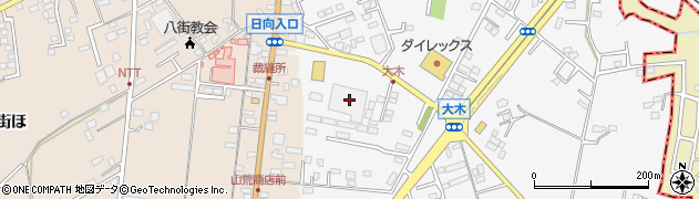 スーパータイヨー八街店周辺の地図