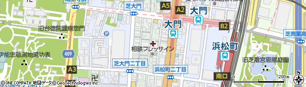 東京都港区芝大門2丁目3-14周辺の地図