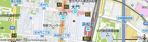 三井住友銀行浜松町支店 ＡＴＭ周辺の地図