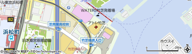 ネイルサロンスパネイルアトレ竹芝店周辺の地図