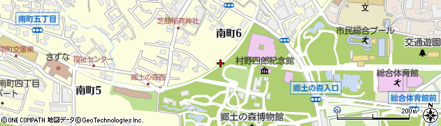 東京都府中市南町6丁目周辺の地図