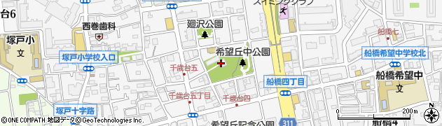 東覚院周辺の地図