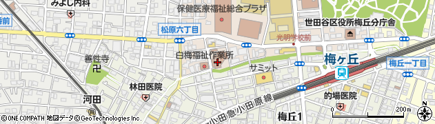 東京都世田谷区松原6丁目41-7周辺の地図