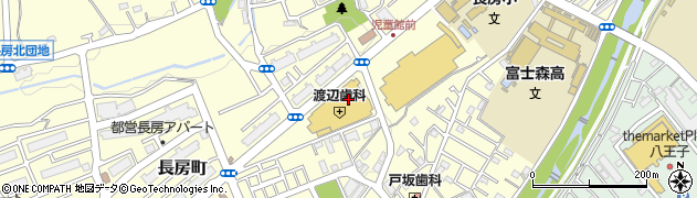 都営長房第二アパート周辺の地図