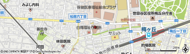 東京都世田谷区松原6丁目41周辺の地図