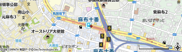 東京都港区周辺の地図