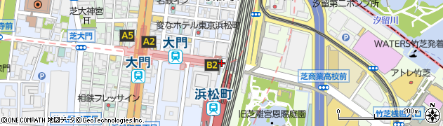 浜松町駅前周辺の地図