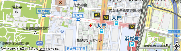 チケットフナキ浜松町店周辺の地図