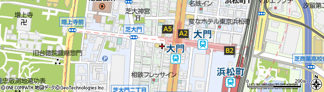 東京都港区芝大門2丁目3-2周辺の地図