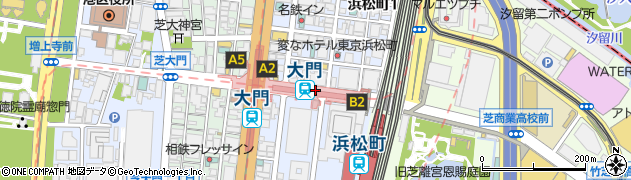 東京都港区浜松町周辺の地図