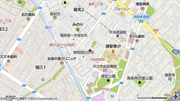 〒279-0004 千葉県浦安市猫実の地図