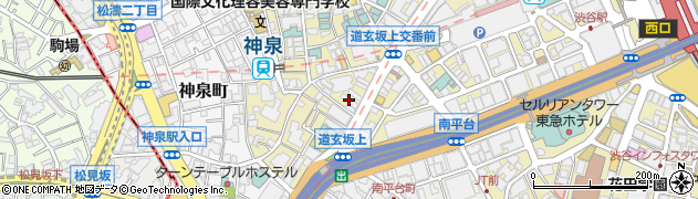 東京都渋谷区円山町5-5周辺の地図