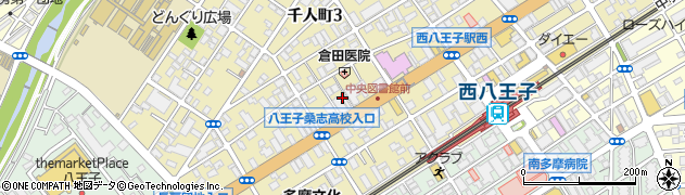 中伸女子学生会館周辺の地図