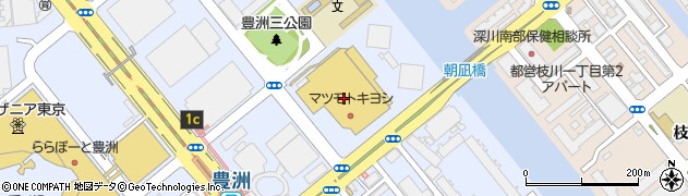 スーパービバホーム豊洲店　リフォーム＆デザインセンター周辺の地図