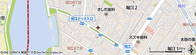 ファミリーマート浦安堀江三丁目店周辺の地図