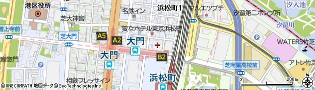 千葉銀行浜松町法人営業所周辺の地図