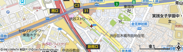 牛かつ もと村 渋谷店周辺の地図