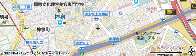 ピタットハウス渋谷店周辺の地図