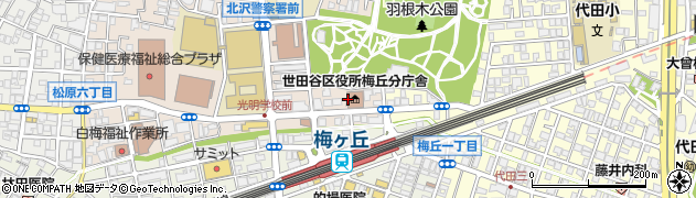 東京都世田谷区松原6丁目3周辺の地図