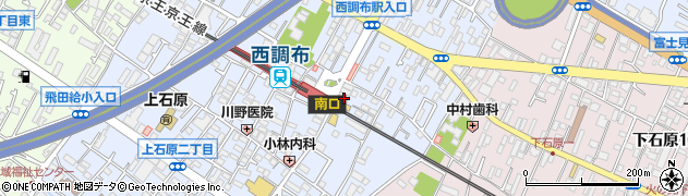 三菱ＵＦＪ銀行西調布駅前 ＡＴＭ周辺の地図