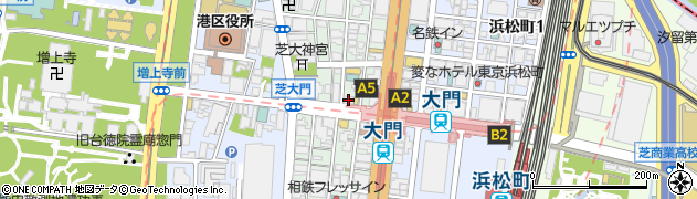 美容鍼灸サロンカラダキュア浜松町大門周辺の地図