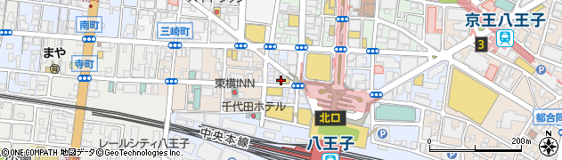 松屋 八王子店周辺の地図
