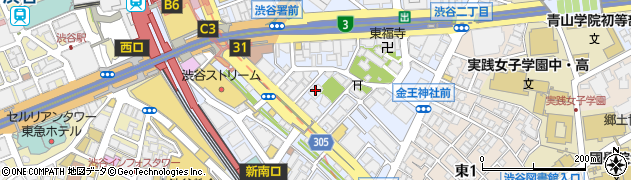 パークハビオ渋谷周辺の地図
