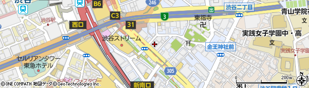 とんかつと旬のお料理かつ吉 渋谷店周辺の地図