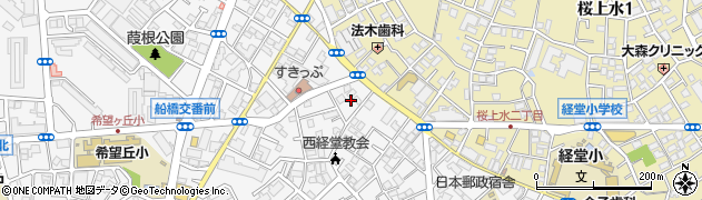 東京都世田谷区船橋5丁目32周辺の地図