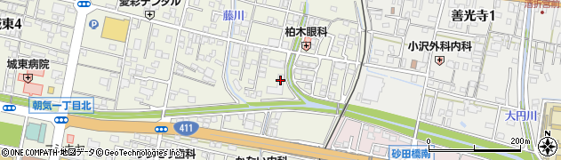 有限会社松村塗装店甲府支店周辺の地図
