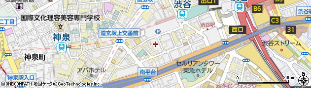 渋谷美健治療院周辺の地図