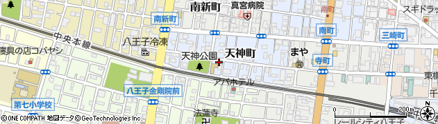 日本キリスト教団八王子教会周辺の地図