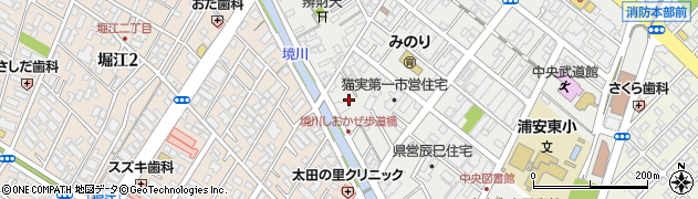 千葉県浦安市猫実2丁目2周辺の地図