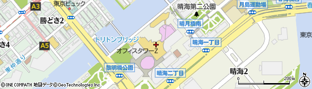 回転寿司みさき 晴海トリトンスクエア店周辺の地図