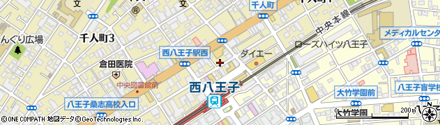 東京都八王子市千人町2丁目19-3周辺の地図