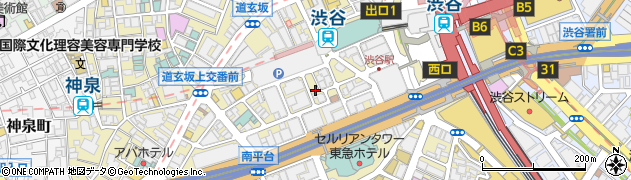 BAR 渋谷ハイボール周辺の地図
