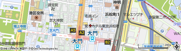 マエムキ　浜松町支店周辺の地図