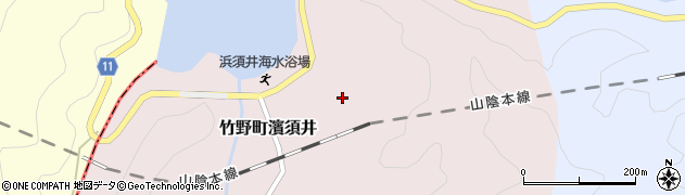 兵庫県豊岡市竹野町濱須井周辺の地図